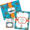 Barker Creek Kai Ola Sea Turtles Get Organized Office Kit, Multi-Design Set, 107/Set 126